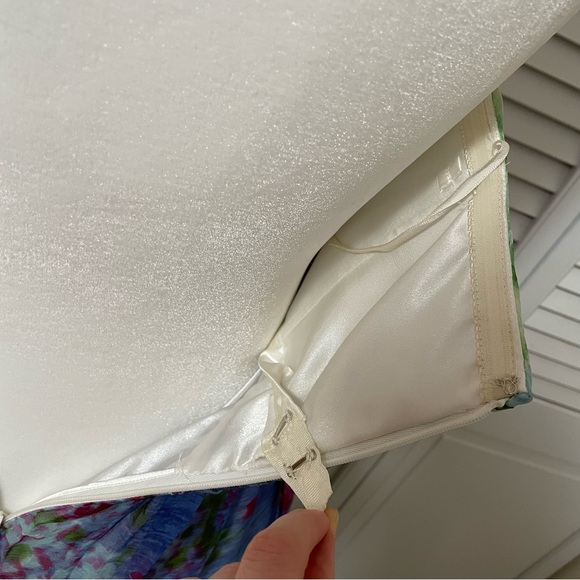 Silk Aidan Mattox Strapless Multicolor Maxi Dress Fairycore Costume Prom Cosplay - Picture 8 of 16